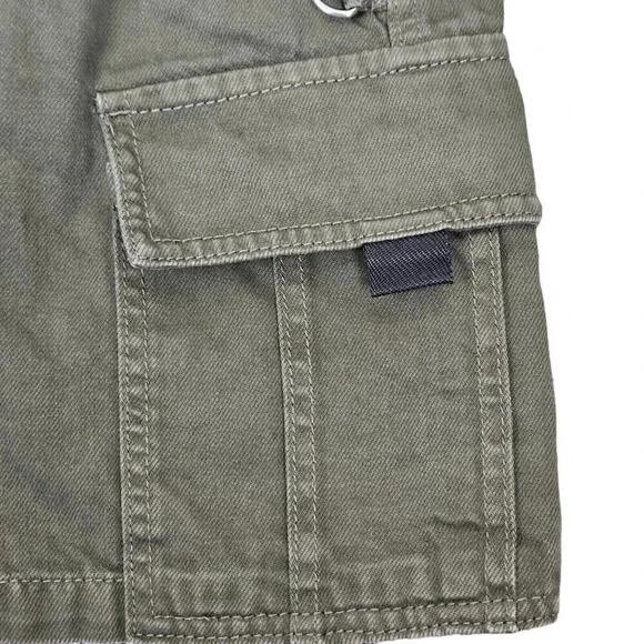 Forever 21 Cargo Skirt Women's Size Small Olive Green Cotton 4 Pocket Mini - Picture 2 of 9